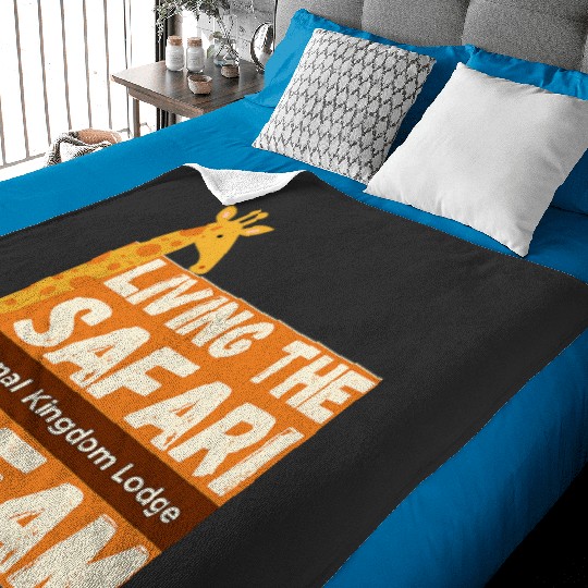 Live the Adventure ofDisneys Animal Kingdom Lodge TShirt Baby Blankets