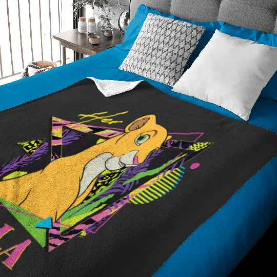 Discover Disney The Lion King Retro ’90s Couples Matching Her Nala Long Sleeve Baby Blankets