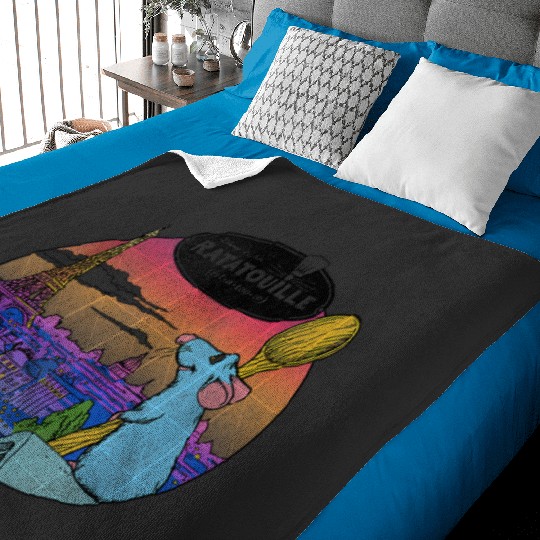 Disney Pixar Ratatouille Remy And Paris Logo Tank Top Baby Blankets