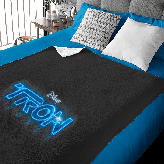 Discover Disney TRON Legacy  2010 Movie Logo Baby Blankets