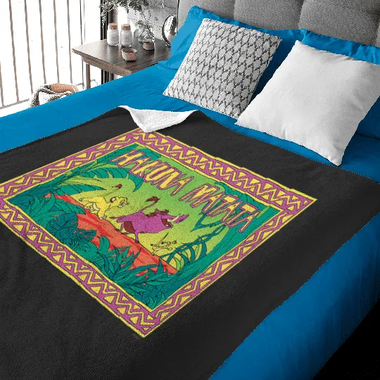 Discover Disney The Lion King 30th Anniversary Hakuna Matata Retro Baby Blankets