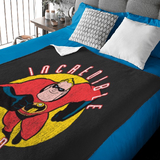 Disney Pixar The Incredibles Father's Day Incredible Retro Long Sleeve Baby Blankets