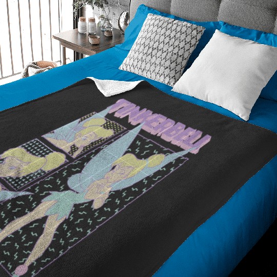 Disney Peter Pan Tinker Bell Retro Fade V-Neck Baby Blankets