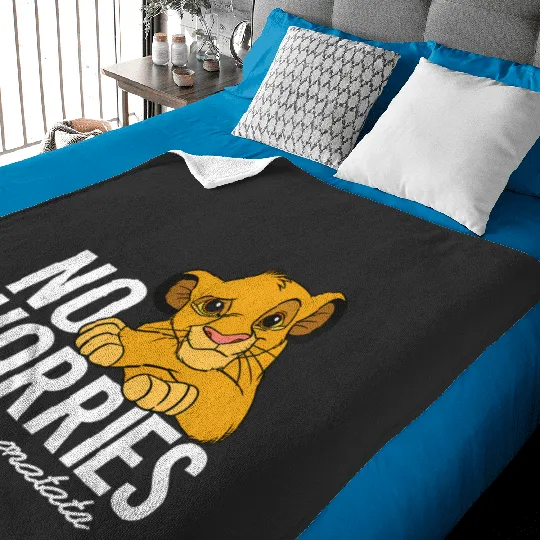 Discover Disney Lion King Classic No Worries Simba Baby Blankets