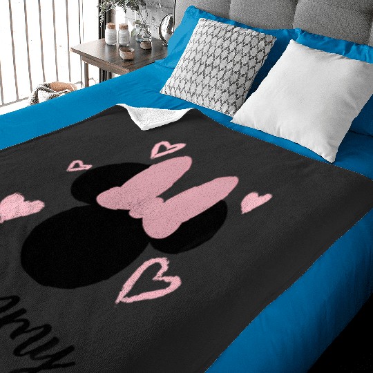 Discover Disney Mother'S Day Mommy Minnie Baby Blankets