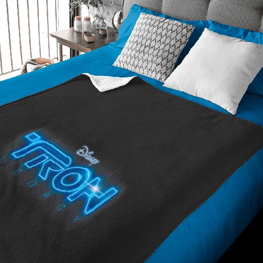 Discover Disney TRON Legacy  2010 Movie Logo Baby Blankets