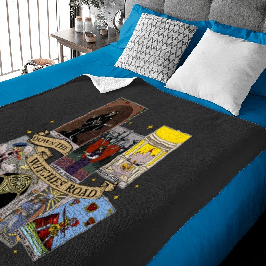 Agatha All Along Tarot Cards Baby Blankets, Marvel Show Disney, Agatha Harkness Down The Witches