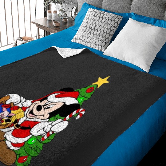 Discover Mickey Disney Christmas - Disney Crew - Merry Christmas Baby Blankets