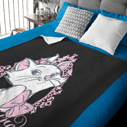 Disney The Aristocats Cute Marie Demure Sketch Chest Frame Baby Blankets