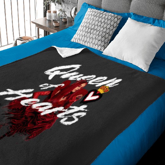 Disney Descendants The Rise Of Red Queen Of Hearts Retro Baby Blankets