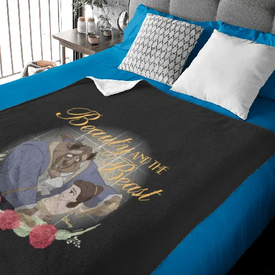 Disney Princess - Beauty And The Beast Roses Baby Blankets