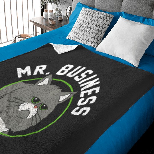 Bob'S Burgers Mr. Business Baby Blankets