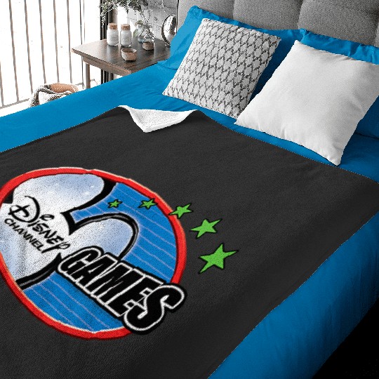 Womens Disney Channel Games Logo V-Neck Baby Blankets