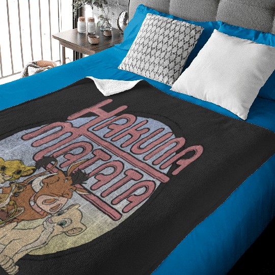 Womens Disney Lion King Retro Hakuna Matata Simba And Friends V-Neck Baby Blankets