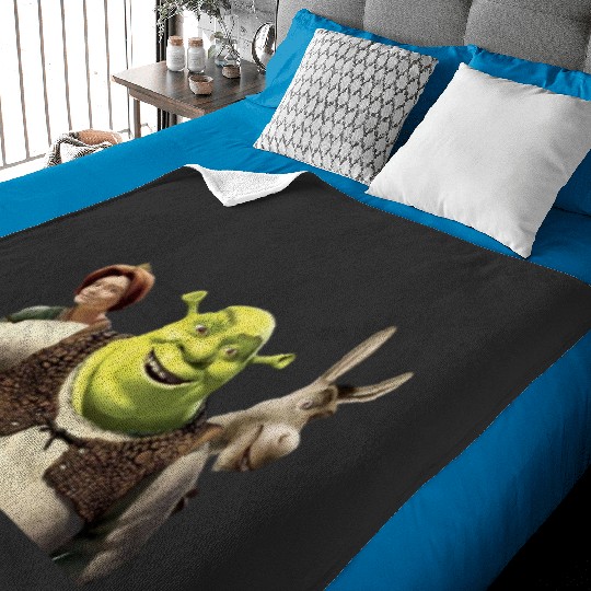 sherk  32: Shrek Same Swamp Forever , Shrek Shirt, Disney Fiona Princess , Shrek,Shrek Baby Blankets