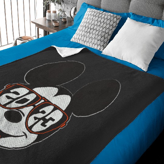 Disney Mickey Mouse Class of 2023 Graduation Sunglasses Baby Blankets