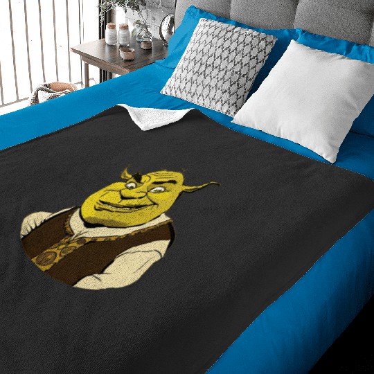 Green Ogre V1  : Shrek Same Swamp Forever , Shrek Shirt, Disney Fiona Princess , Shrek,Shrek Baby Blankets