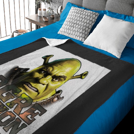 Ogre Nation  : Shrek Same Swamp Forever , Shrek Shirt, Disney Fiona Princess , Shrek,Shrek Baby Blankets
