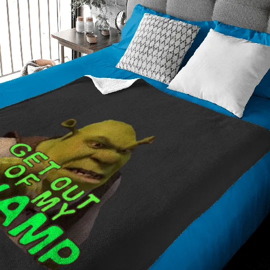 GET OUT OF MY SWAMP  SHREK  ACCESSORIES  : Shrek Same Swamp Forever , Shrek Shirt, Disney Fiona Princess , Shrek,Shrek Baby Blankets