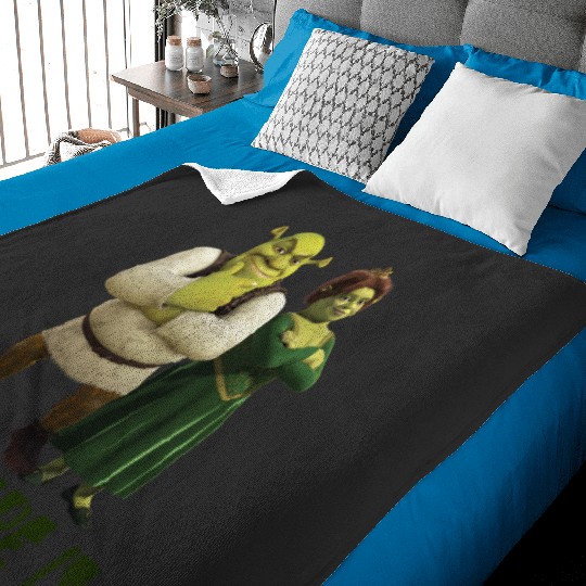 Shrek And Fiona Get Ogre It Text Poster  : Shrek Same Swamp Forever , Shrek Shirt, Disney Fiona Princess , Shrek,Shrek Baby Blankets