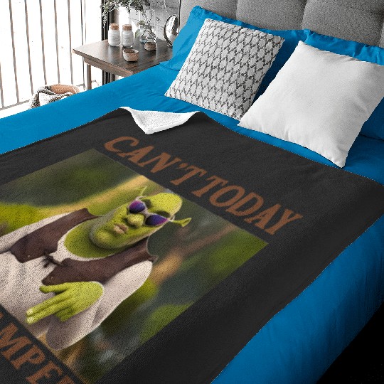 Funny Cant Today Im Swamped  : Shrek Same Swamp Forever , Shrek Shirt, Disney Fiona Princess , Shrek,Shrek Baby Blankets