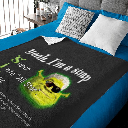 Yeah Im a SIMP Shrek Smash Mouth All Star Meme  : Shrek Same Swamp Forever , Shrek Shirt, Disney Fiona Princess , Shrek,Shrek Baby Blankets