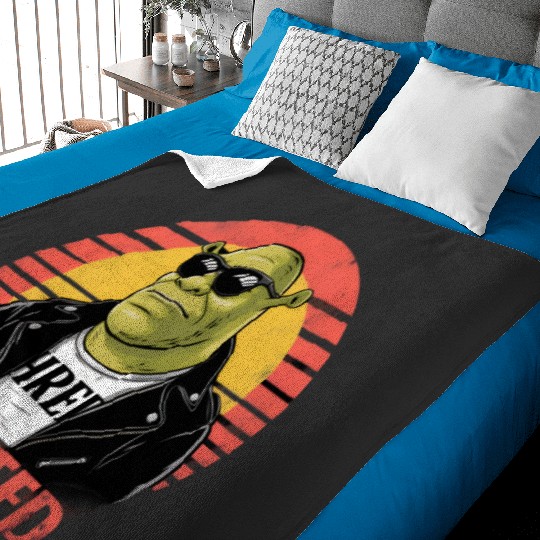 Shrek WANTED  : Shrek Same Swamp Forever , Shrek Shirt, Disney Fiona Princess , Shrek,Shrek Baby Blankets