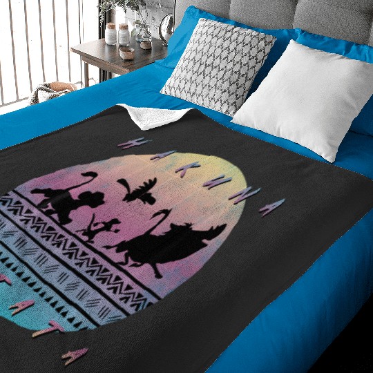 Disney The Lion King Hakuna Matata 90S Circle Baby Blankets