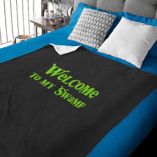 Discover Welcome to my swamp!  : Shrek Same Swamp Forever , Shrek Shirt, Disney Fiona Princess , Shrek,Shrek Baby Blankets