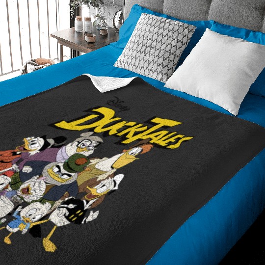 Disney DuckTales Group Shot Logo Baby Blankets
