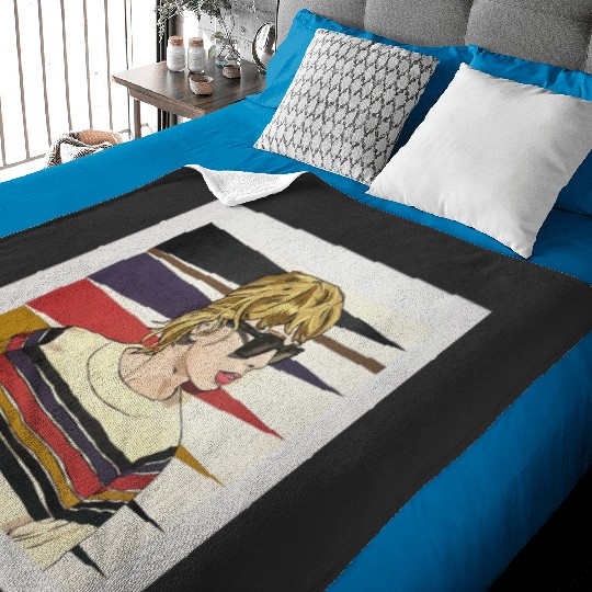 Discover Wildest Dreams TS Pop Art  1: Vintage Taylor The Eras Tour , The Eras Tour Taylor Version, THE ERAS TOUR , Taylor Baby Blankets