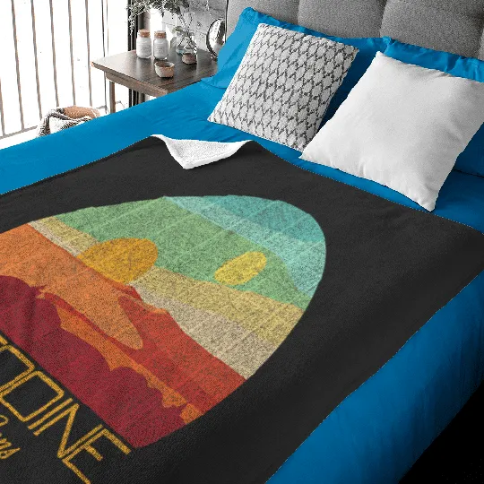 Star Wars Tatooine Postcard Fun in the Sun Vintage Disney+ Baby Blankets