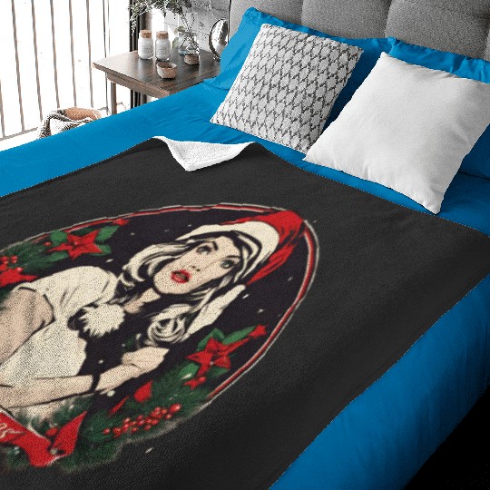 Discover Marry christmas girl: Vintage Taylor The Eras Tour , The Eras Tour Taylor Version, THE ERAS TOUR , Taylor Baby Blankets