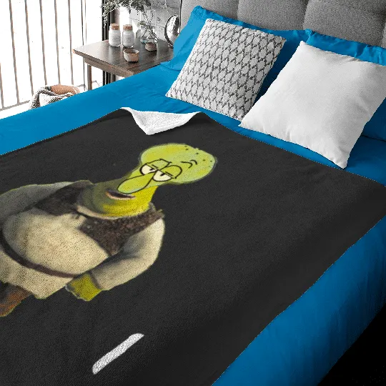 Shrek x Squidward meme sticker (shrekward) ;)  : Shrek Same Swamp Forever , Shrek Shirt, Disney Fiona Princess , Shrek,Shrek Baby Blankets