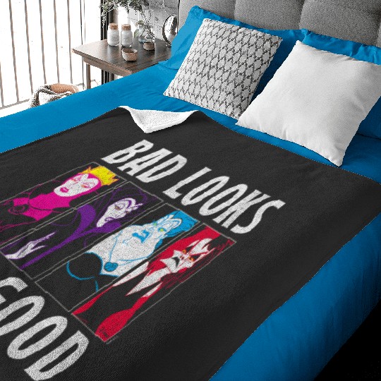 Disney Villains - Ursula Maleficent Cruella Evil Queen Bad Baby Blankets