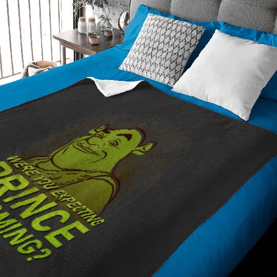 Shrek Were You Expecting Prince Charming  : Shrek Same Swamp Forever , Shrek Shirt, Disney Fiona Princess , Shrek,Shrek Baby Blankets