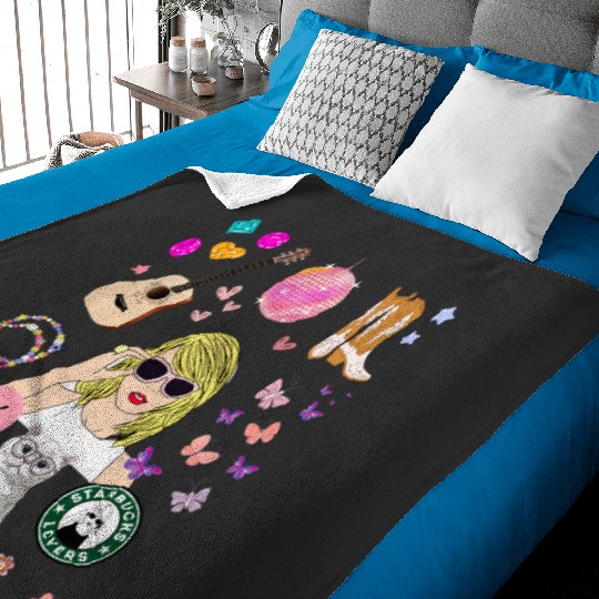 Discover The Eras Tour Cute Collage taylor version Baby Blankets