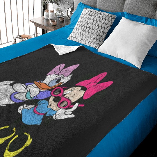 Discover Disney Mickey And Friends Daisy & Minnie Fashion Short Sleeve Baby Blankets