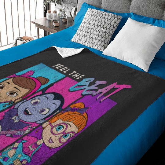 Disney Vampirina Scream Girls Band Feel the Beat Baby Blankets