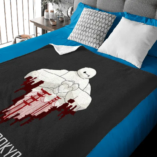 Disney Big Hero 6 Baymax San Fransokyo Love Baby Blankets