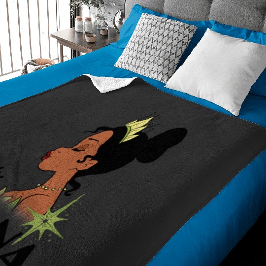 Discover Disney Princess And The Frog His Tiana Graphic Baby Blankets
