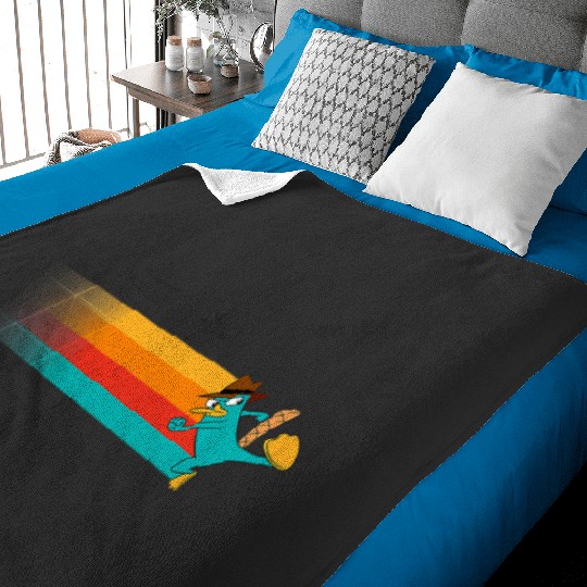 disney channel phineas and ferb perry platypus Baby Blankets