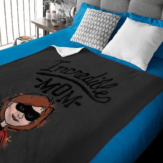 Disney Pixarss Incredibles 2 Super Mom Sketch Graphic Baby Blankets