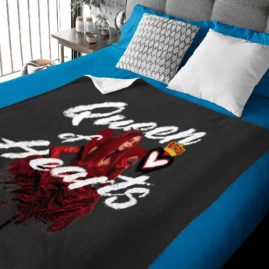 Disney Descendants The Rise Of Red Queen Of Hearts Retro Baby Blankets