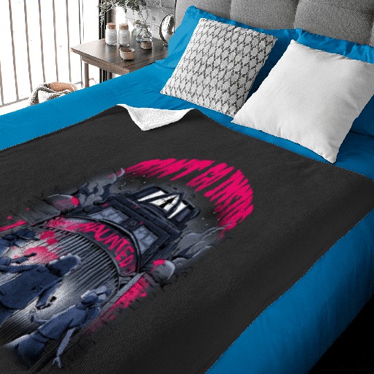 Discover Dont Go Inside Haunted Asylum  :Haunted Mansion Shirt,  The Haunted Mansion , Vintage Walt Disney World , Disney Retro Baby Blankets