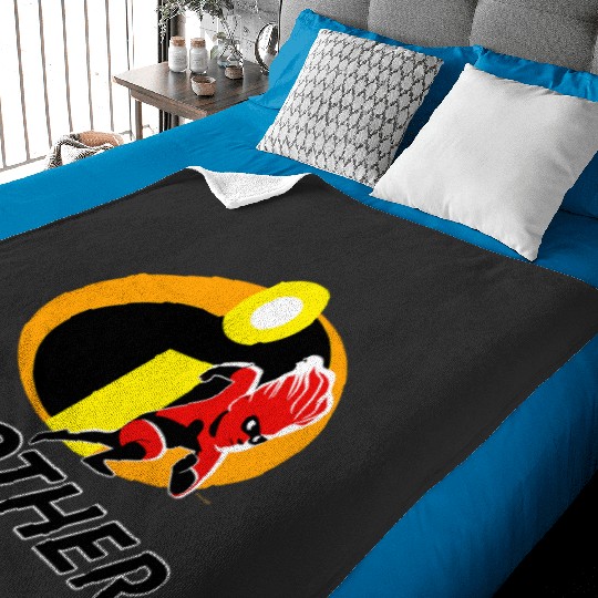 Disney and Pixars The Incredibles Dash Brother Family Baby Blankets