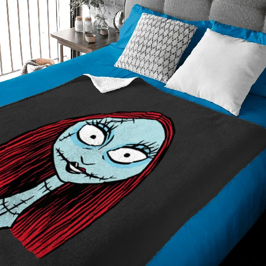 Disney The Nightmare Before Christmas Sally Big Face Baby Blankets