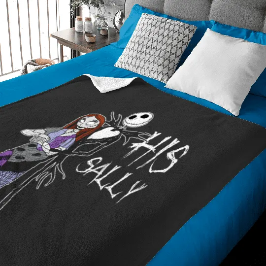 Disney The Nightmare Before Christmas His Sally Baby Blankets