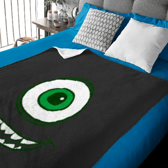 Disney Monsters Inc. Mike Wazowski Baby Blankets