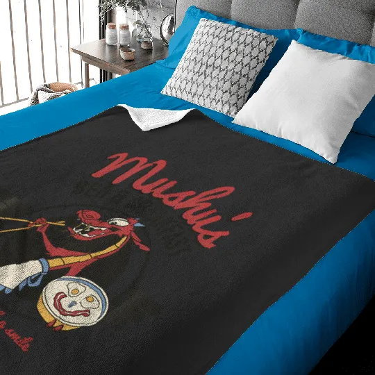 Disney Mulan Mushu'S Bed Breakfast Poster Baby Blankets